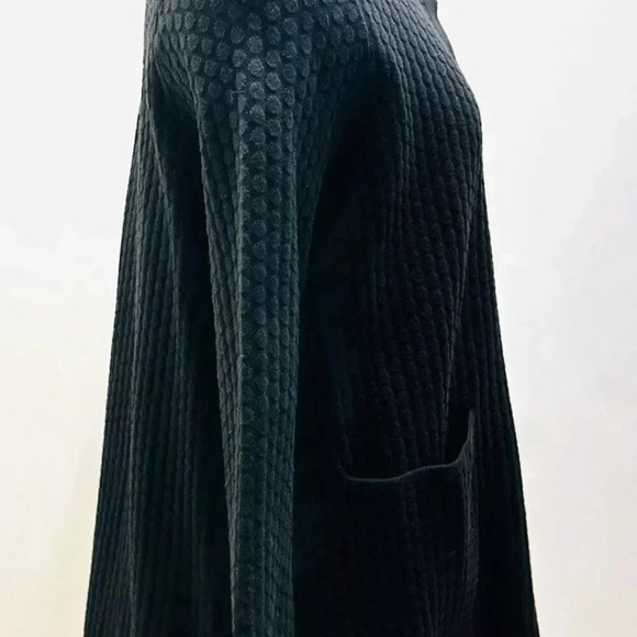 LOFT PETITE Women Long Sleeve Button Down High Neck Black Shirt Petite Medium - Picture 5 of 13